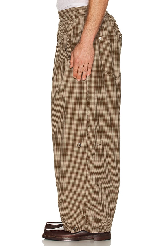 view 2 of 6 TRIPTYCH トラックパンツ in Taupe Plaid
