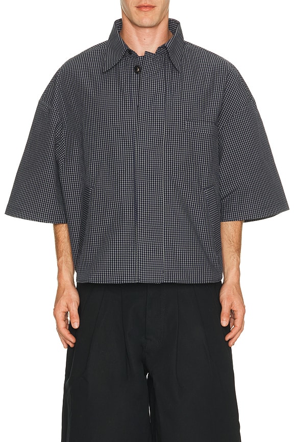 view 1 of 5 CHEMISE 46085 in Blue Plaid