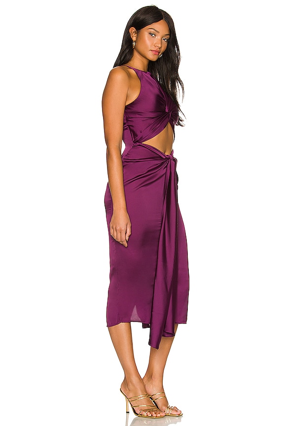 view 2 of 3 Reni Dress in Plum