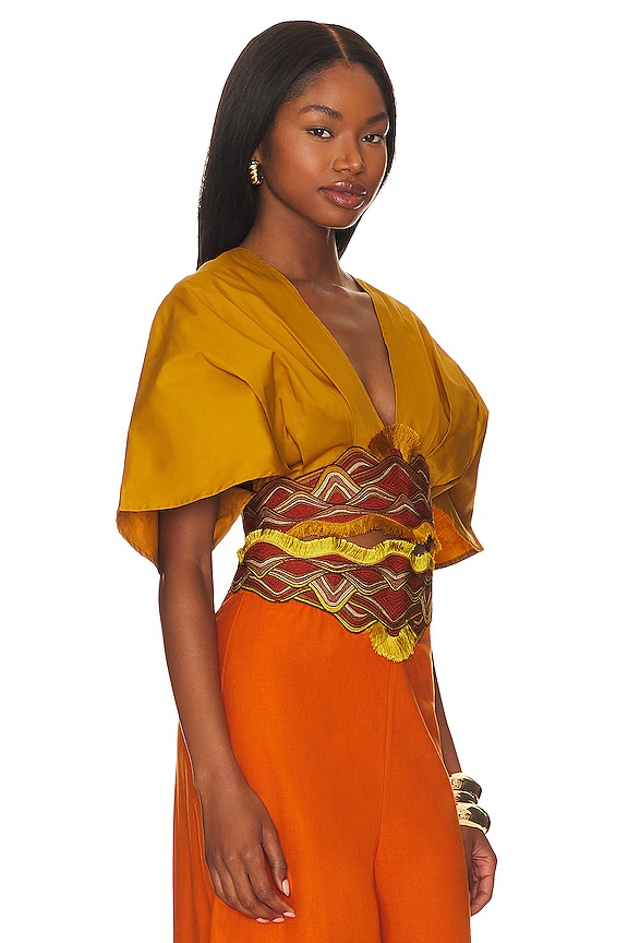 view 2 of 4 TOP CORTO OLLA in Mustard