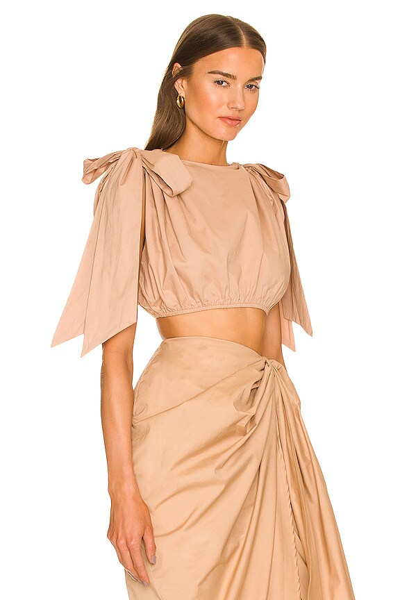 view 2 of 4 Halima Crop Top in Nude