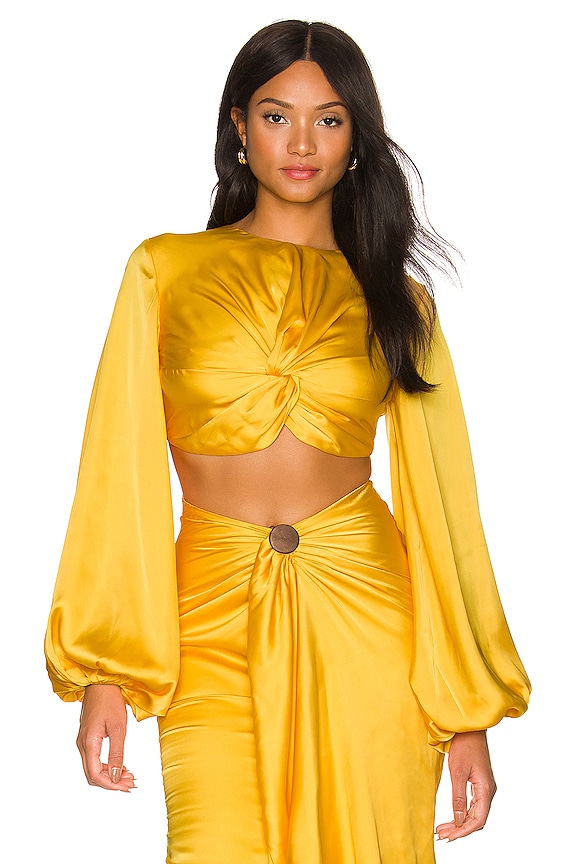 view 1 of 4 Behati Crop Top in Yellow