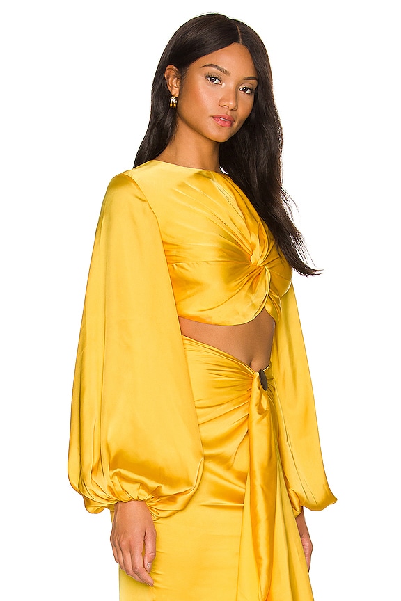 view 2 of 4 Behati Crop Top in Yellow