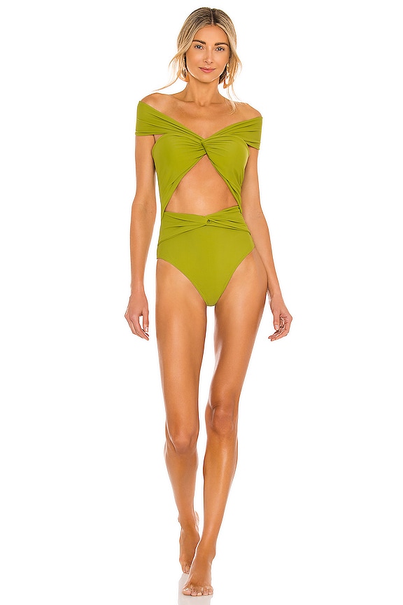 view 1 of 3 Amina One Piece in Olive