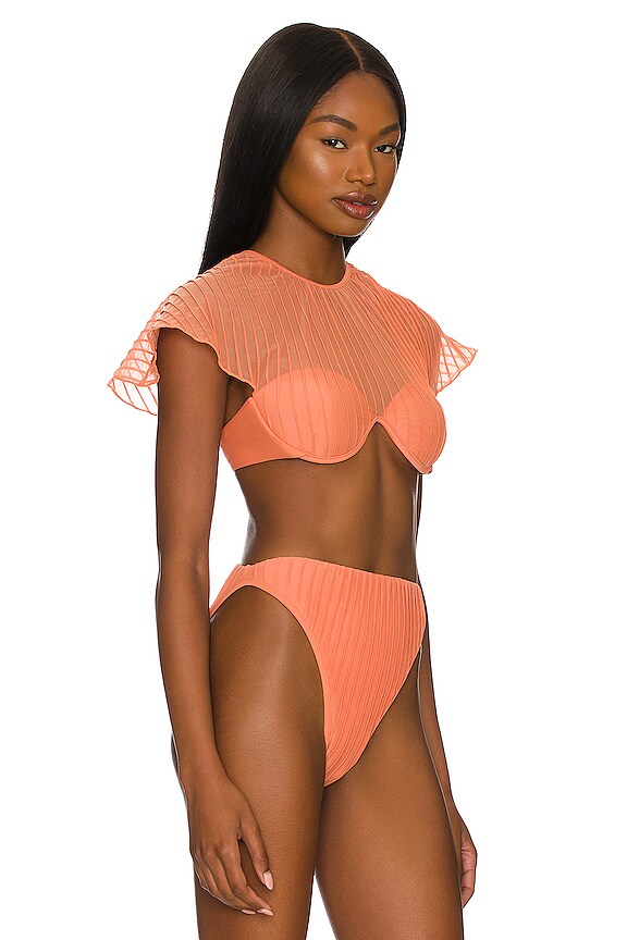 view 2 of 4 Gara Bikini Top in Peach
