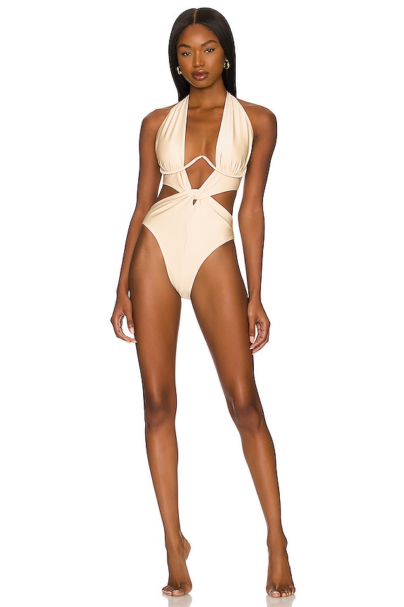 view 1 of 4 MAILLOT DE BAIN 1 PIÈCE NAYO in Vanilla