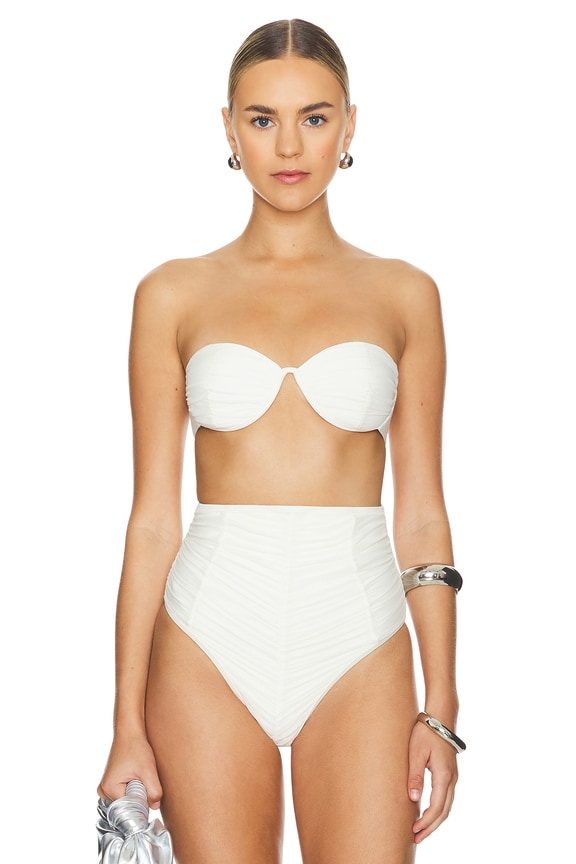 view 2 of 5 Capa Underwire Top in Limestone