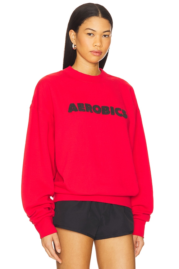 view 2 of 4 SUDADERA AEROBICS in Tulip Red