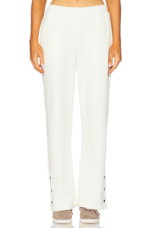 view 2 of 7 Snap Hem Trackpant in Coconut