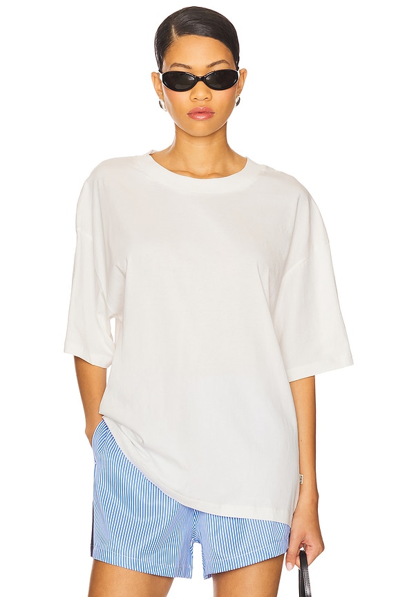 view 2 of 4 T-SHIRT GRAPHIQUE SANTORINI in Warm White