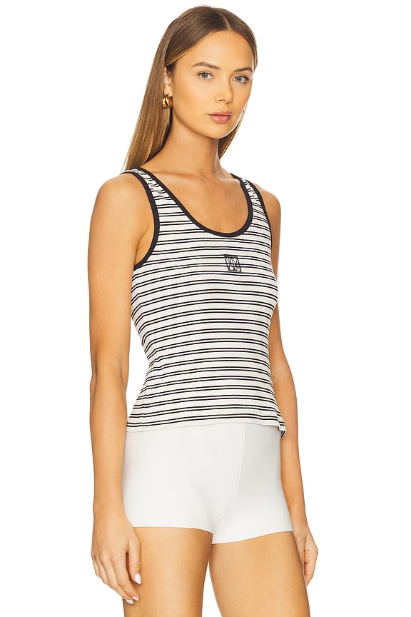 view 2 of 5 DÉBARDEUR MIO in Noir Stripe