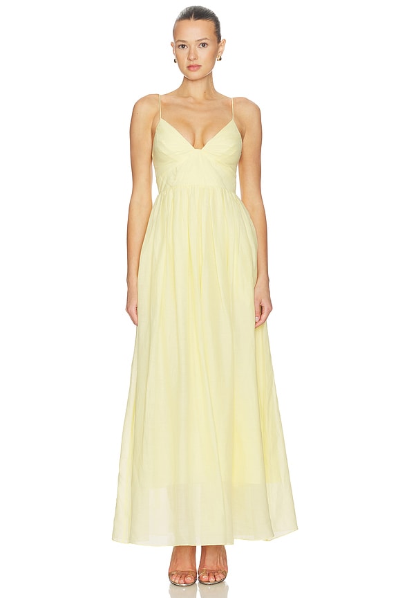 view 1 of 3 Vacation Maxi Dress in Butter Yellow