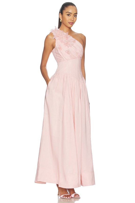 view 2 of 3 ROBE MAXI DEMI in Tea Blossom
