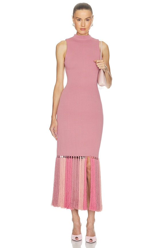 Sofyr Knit Tassel Midi Dress