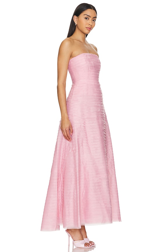 view 2 of 3 Soundscape Maxi Dress in Chalk Pink