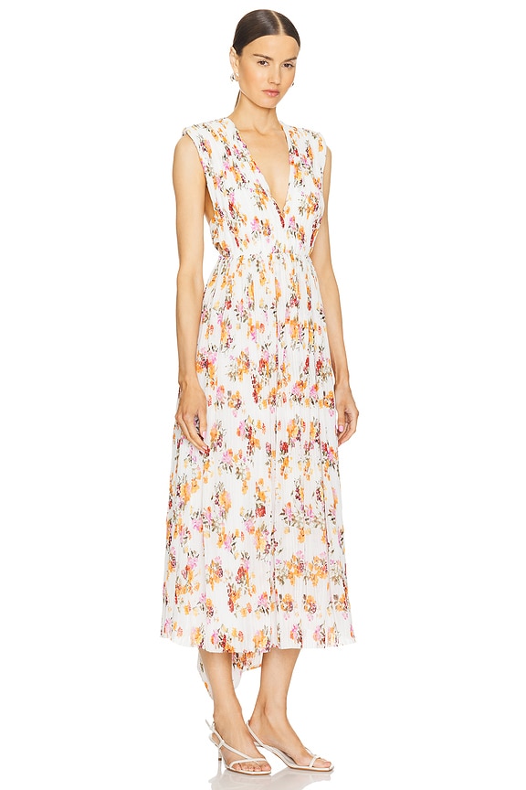 view 2 of 3 Becoming Bow Back Midi Dress in Flora Natura