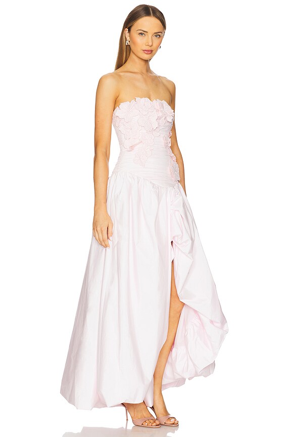 view 2 of 3 Splendour Flower Gown in Pastel Pink