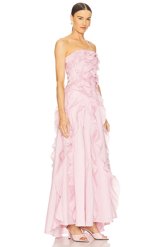 view 2 of 3 Allairie Gown in Chalk Pink