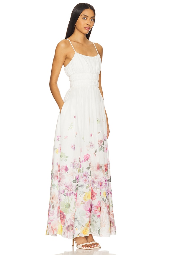 view 2 of 3 Fleur Maxi Dress in Ivory Collage Floral