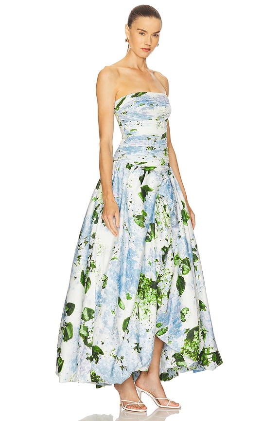 view 2 of 3 MAXIVESTIDO BEHOLD in Blue Hydrangea