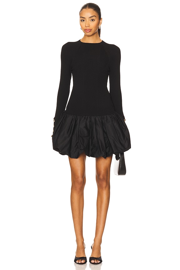 view 2 of 3 Moonlight Knit Mini Dress in Black