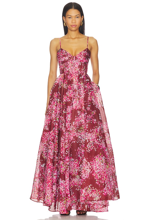 view 1 of 3 ROBE DE SOIRÉE FORTUNA in Flora Blossom