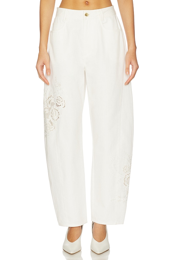 view 1 of 6 PANTALON HALO in Ivory