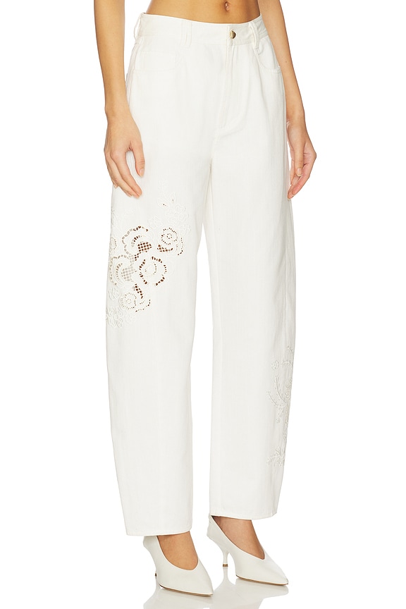 view 2 of 6 PANTALON HALO in Ivory