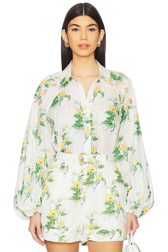 view 1 of 4 Dawn Blouse in Secret Garden