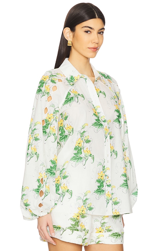 view 2 of 4 Dawn Blouse in Secret Garden
