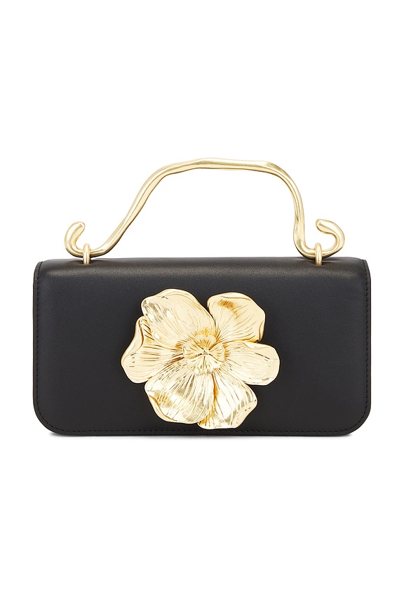 view 2 of 5 Alessia Flower Clutch in Black