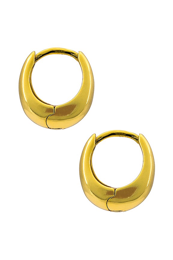 view 2 of 2 BOUCLES D'OREILLES MINI SOLID in Gold