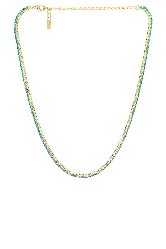 view 1 of 2 Tennis Choker in Turquoise