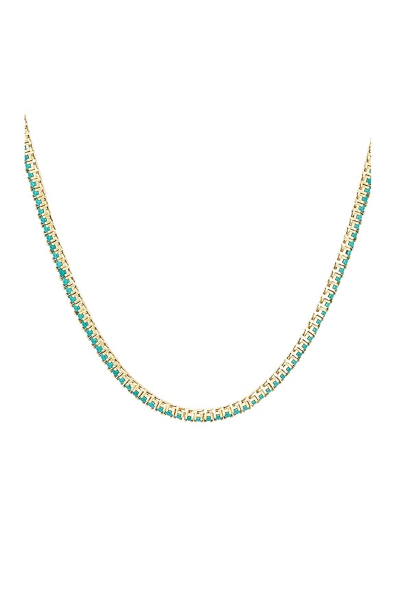 view 2 of 2 Tennis Choker in Turquoise