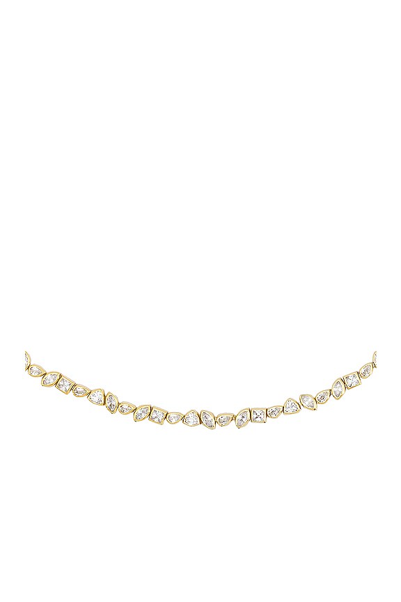 view 2 of 2 GARGANTILLA TENIS MULTISHAPE BEZEL in Gold