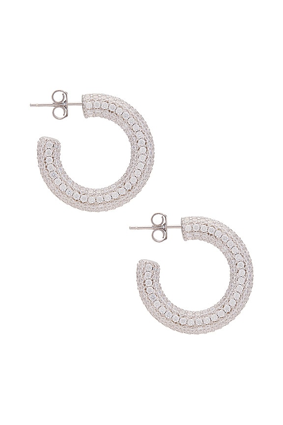 view 2 of 3 AROS PAVE JUMBO in Silver