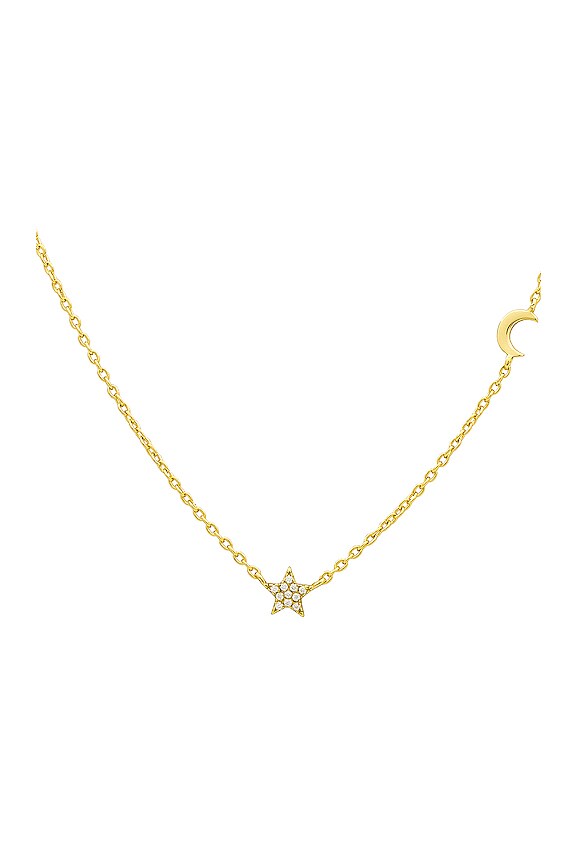 view 2 of 3 COLLIER STAR X MOON in Gold