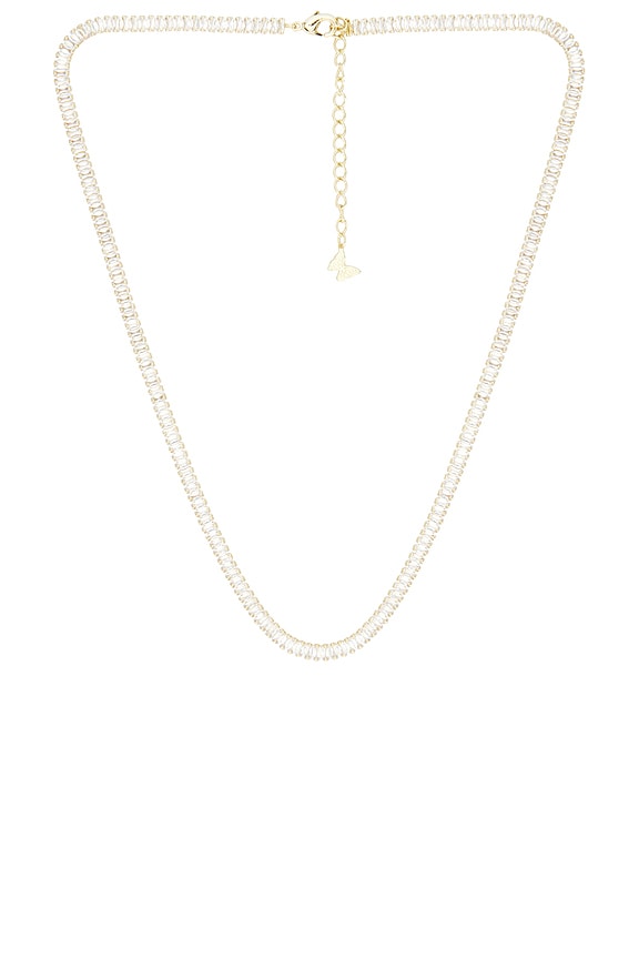 view 1 of 2 COLLAR BAGUETTE in Gold