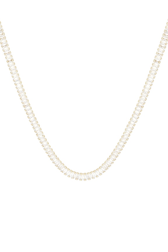 view 2 of 2 COLLAR BAGUETTE in Gold