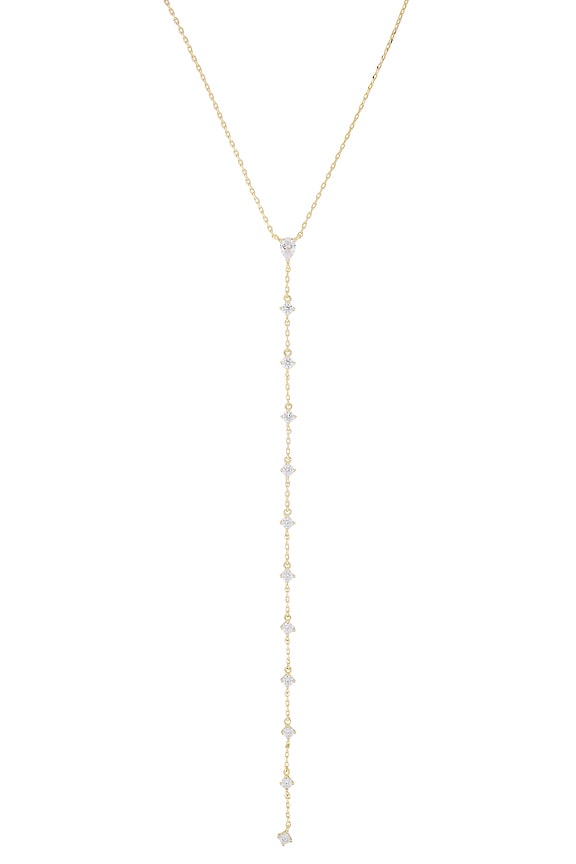 view 2 of 3 COLLIER LASSO TEARDROP in Gold