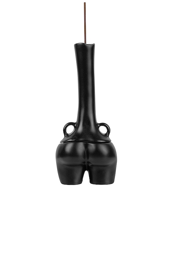 view 2 of 3 Love Handles Incense Holder in Black Matte