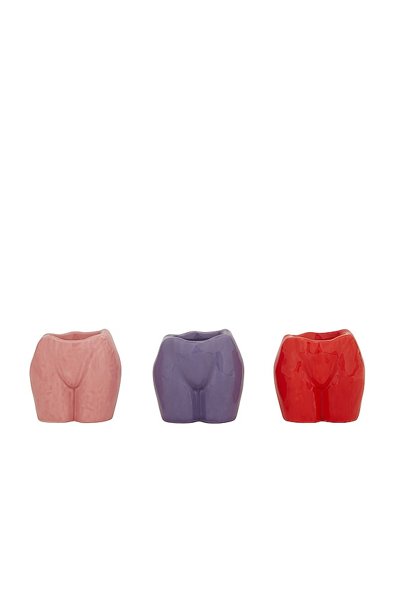view 2 of 5 НАБОР ВАЗ ROCK BOTTOM TRIO in Chalk Pink, Red, & Violet