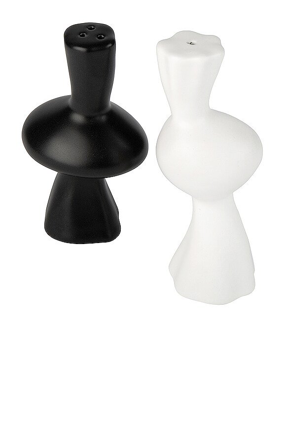 view 2 of 2 ソルト＆ペッパーシェイカーセット in Black & White