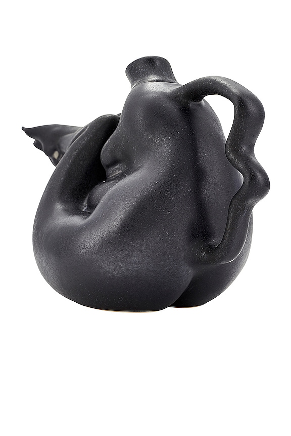 view 2 of 2 Tit-tea Pot in Matte Mottled Black