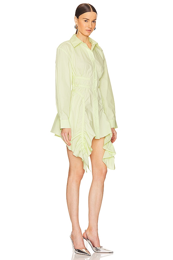 view 2 of 3 Helene Button Down Dress in Yellow