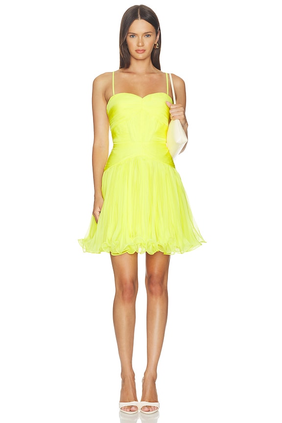 view 1 of 3 ROBE DE COCKTAIL CANARY in Yellow