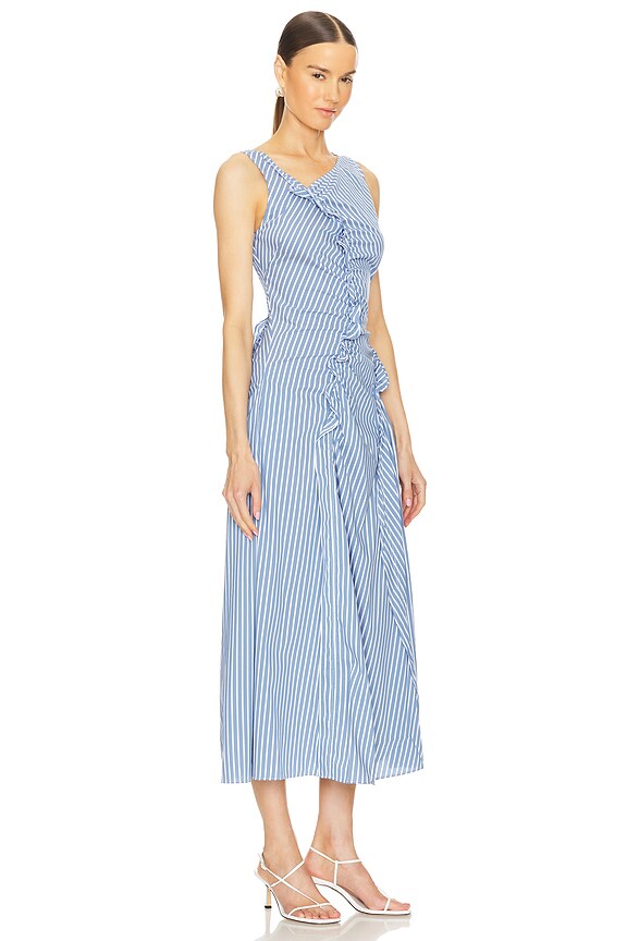 view 2 of 4 VESTIDO DANA in Sky Blue Stripe