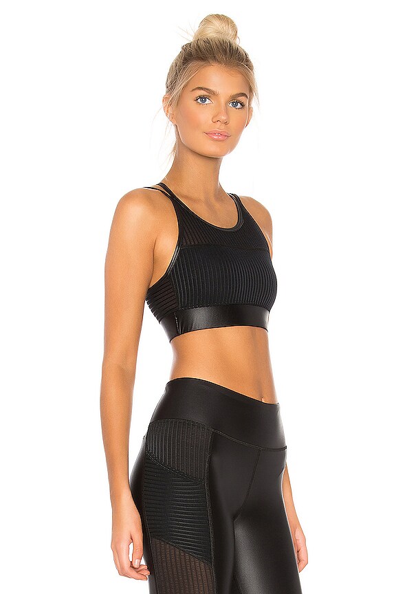 view 2 of 4 SOUTIEN-GORGE DE SPORT MIRAGE in Black Mesh