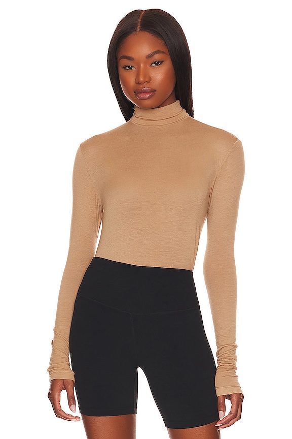 ALALA Washable Cashmere Turtleneck in Camel | REVOLVE