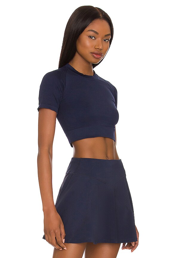 view 2 of 4 Barre Seamless Tee in Navy